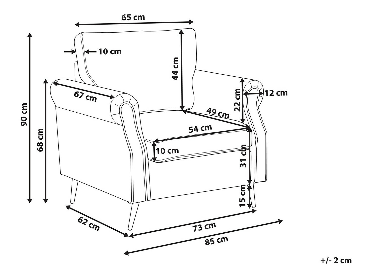 Tugitool Berwyn 546 (Türkiis)
