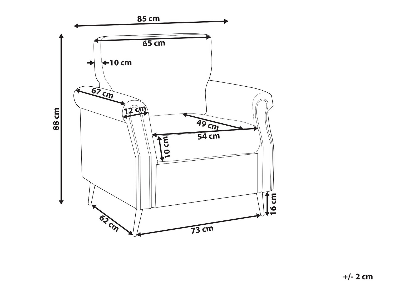 Tugitool Berwyn 546 (Valge)