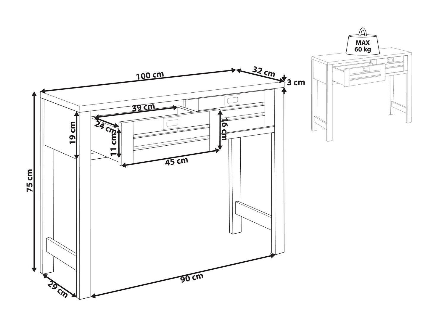 Konsoollaud Berwyn 571