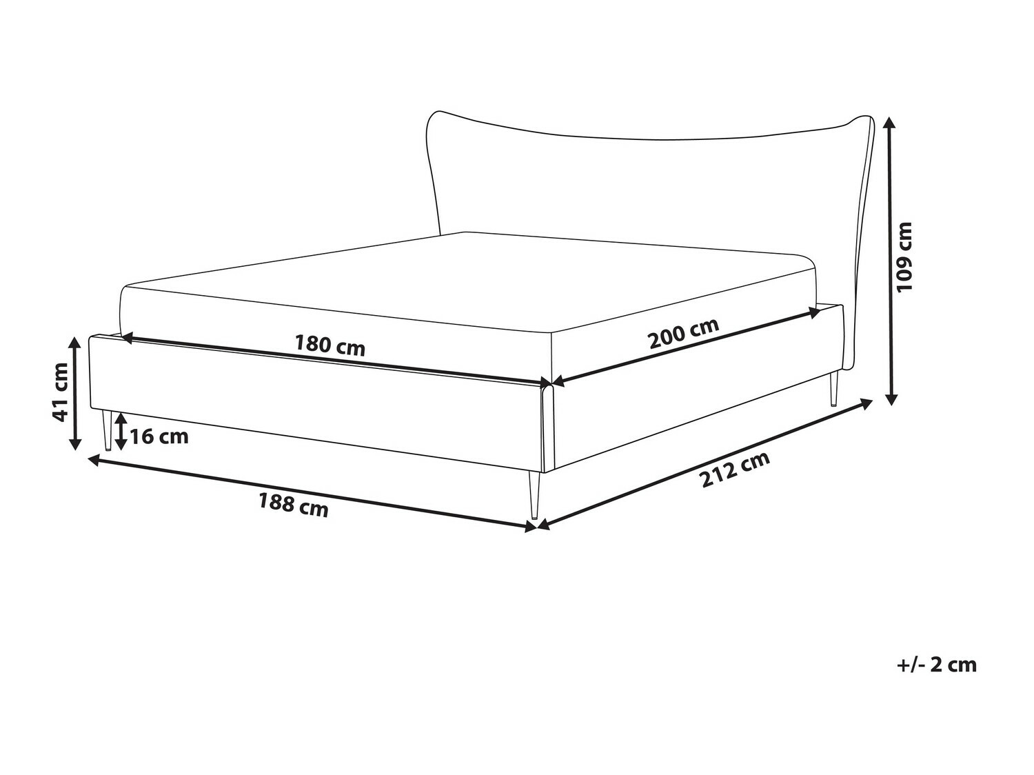 Voodi Berwyn 588 (Roosikarva)