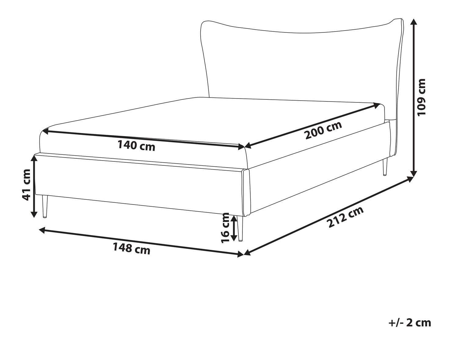 Voodi Berwyn 588 (Roosikarva)
