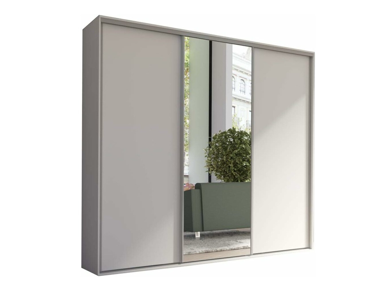 Riidekapp Murrieta 181 (Valge)