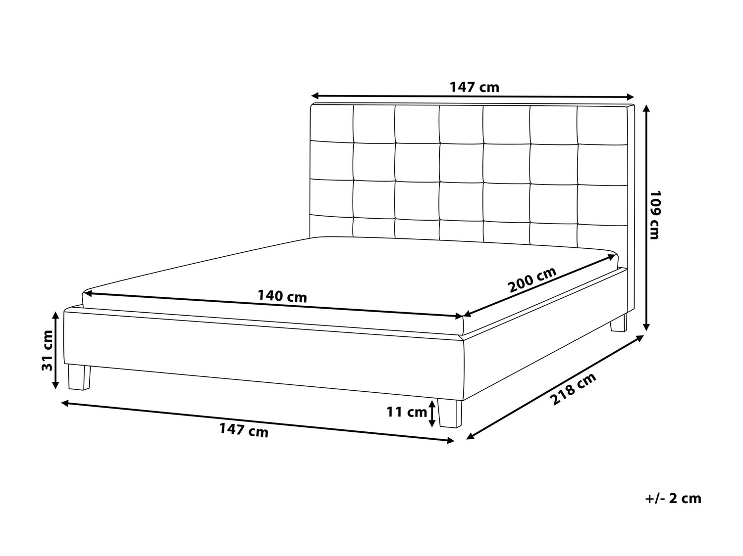 Voodi Berwyn 592 (Tumehall)