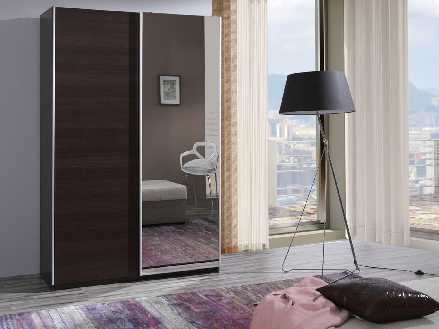 Riidekapp Murrieta 112 (Eebenimust)