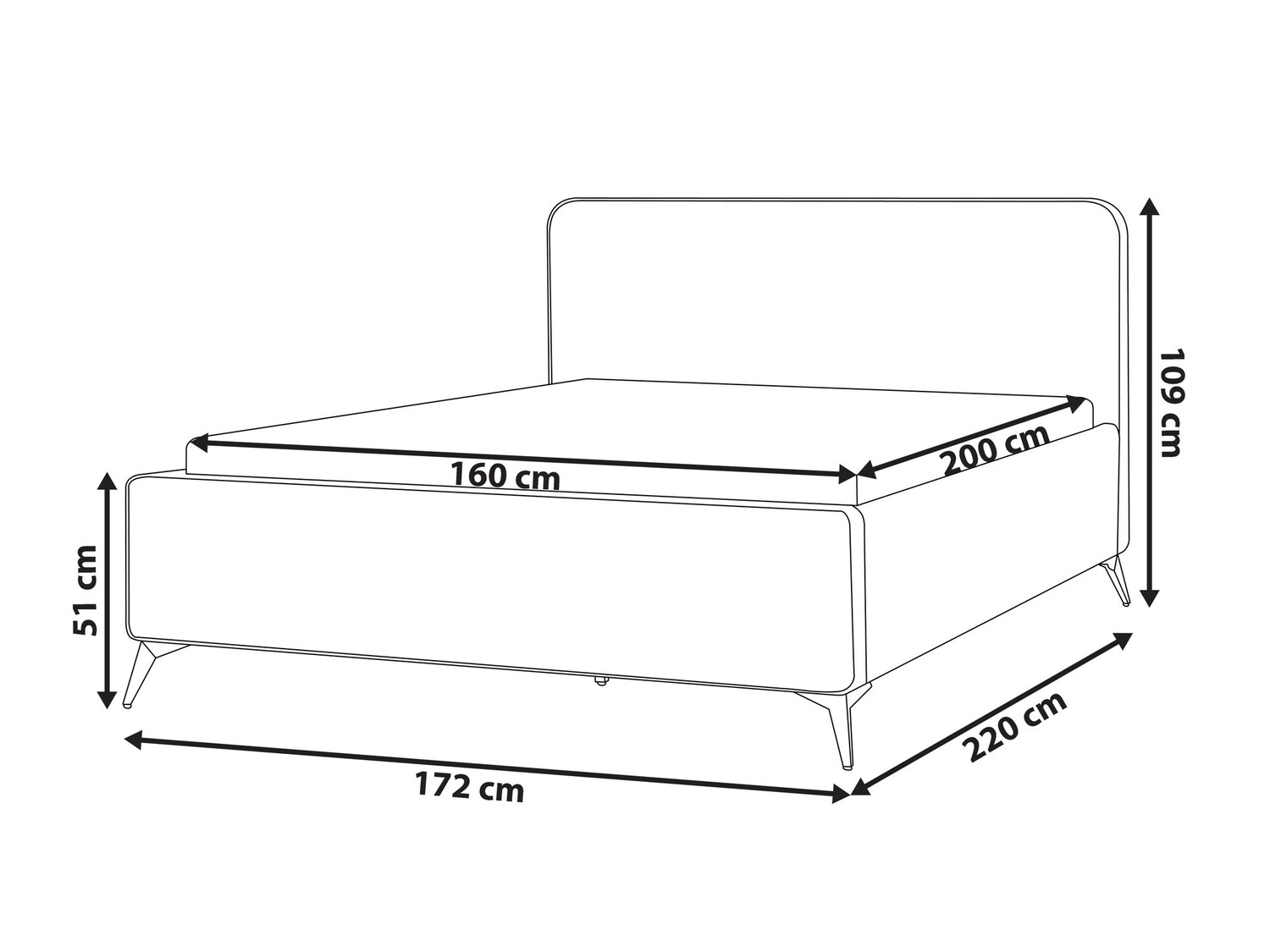 Voodi Berwyn 601 (Beež)