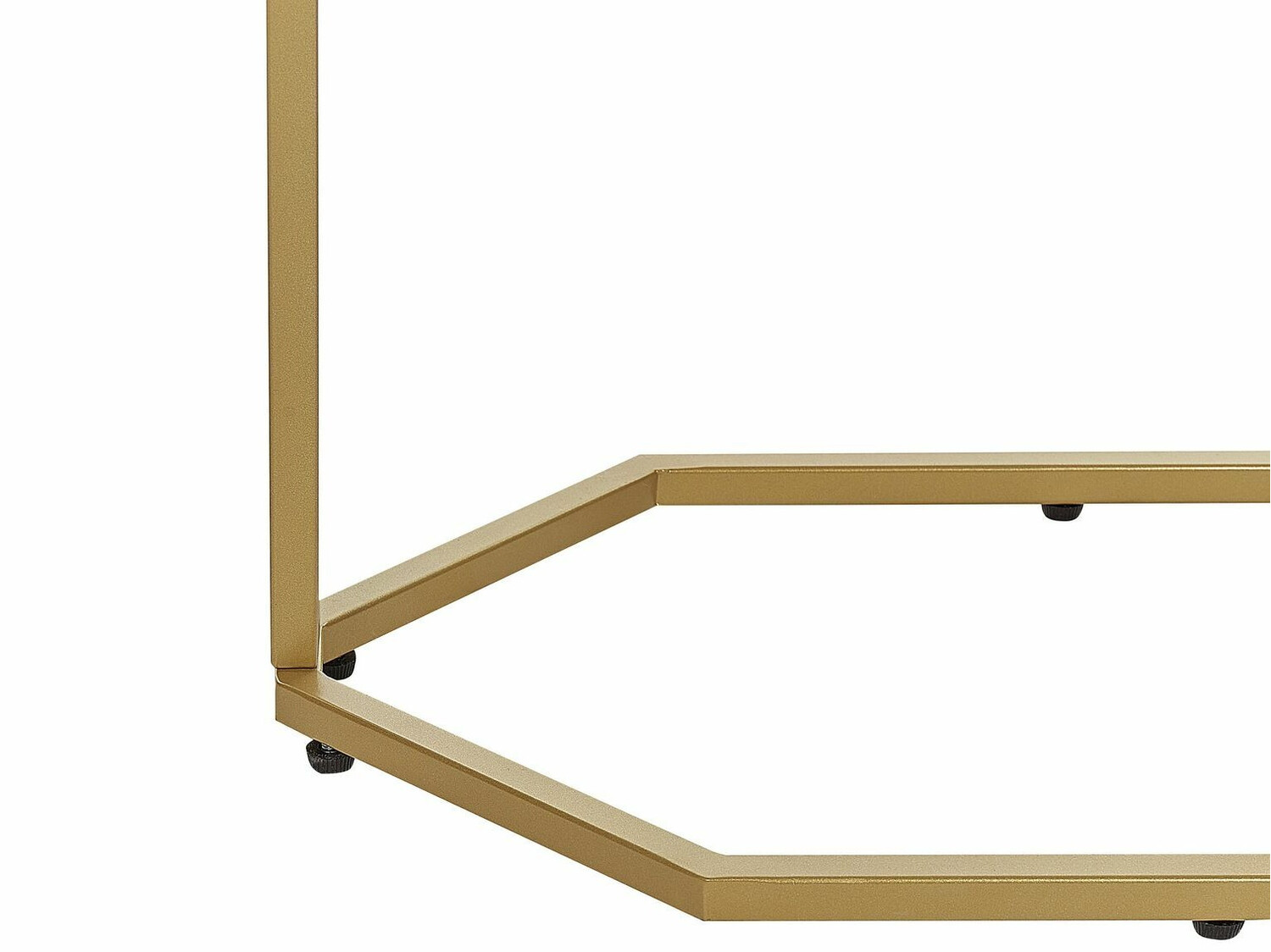 Konsoollaud Berwyn 615 (Kuldne + Valge marmor)