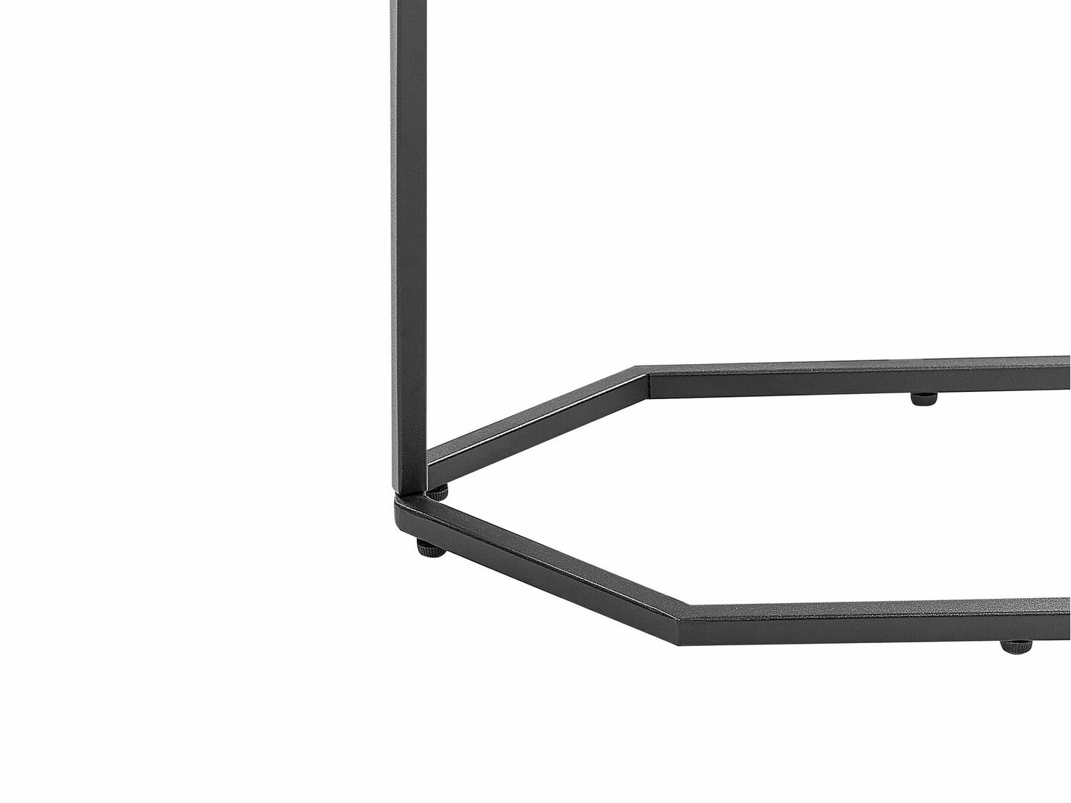 Konsoollaud Berwyn 615 (Must + Valge marmor)