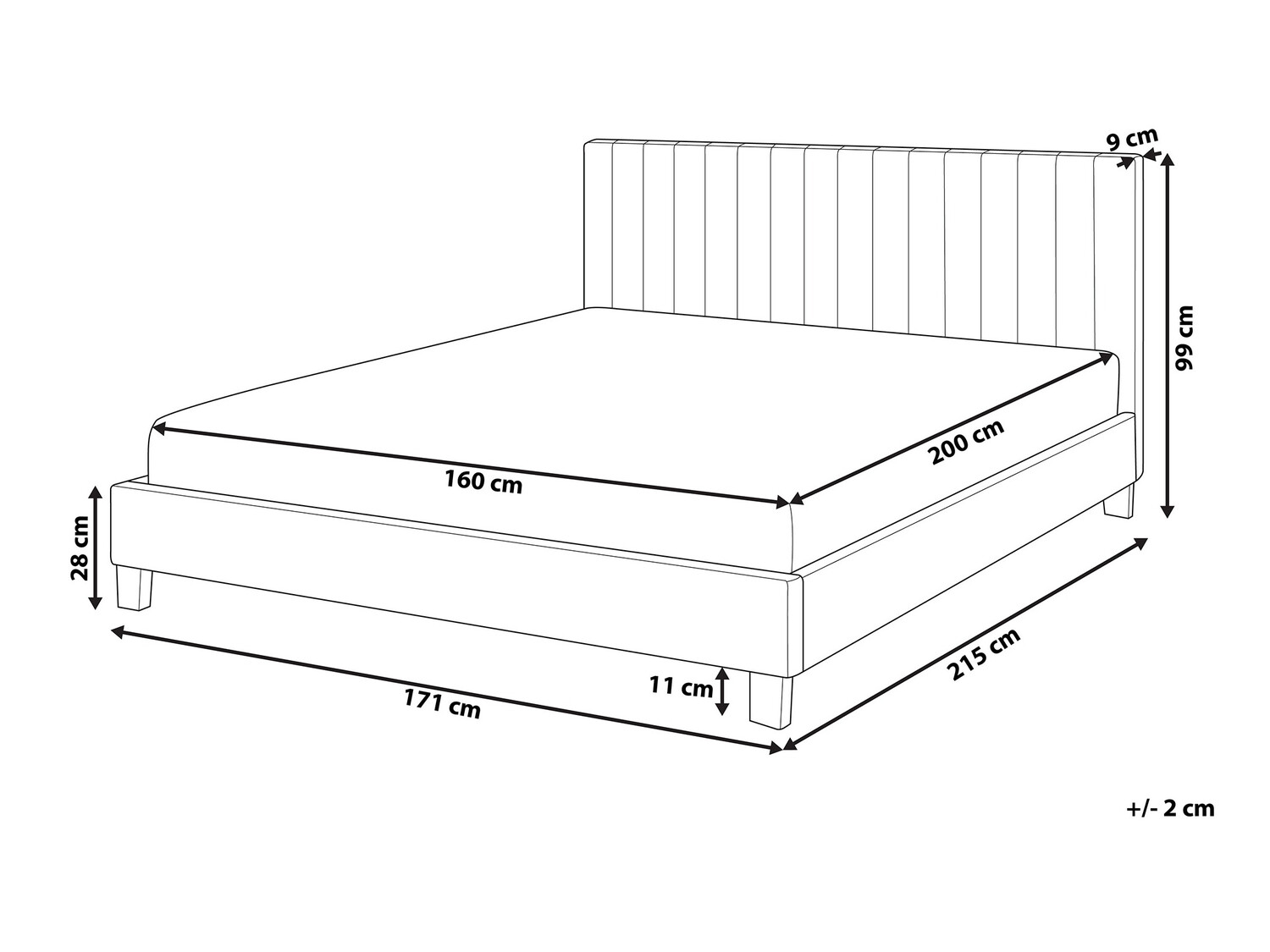 Voodi Berwyn 606 (Helehall)