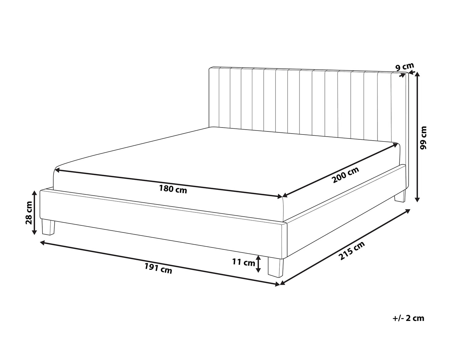 Voodi Berwyn 606 (Helehall)