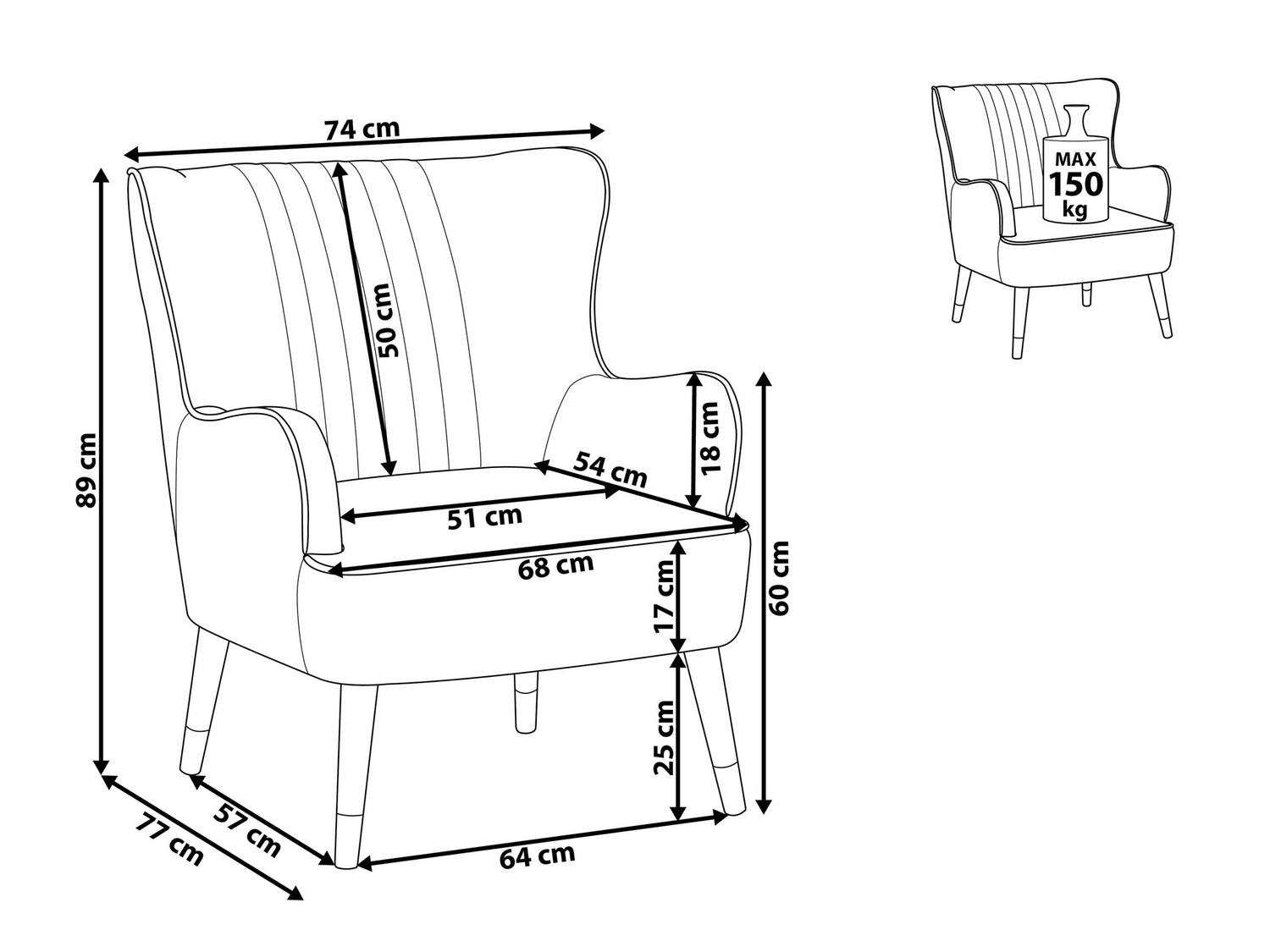Tugitool Berwyn 618 (Roheline)