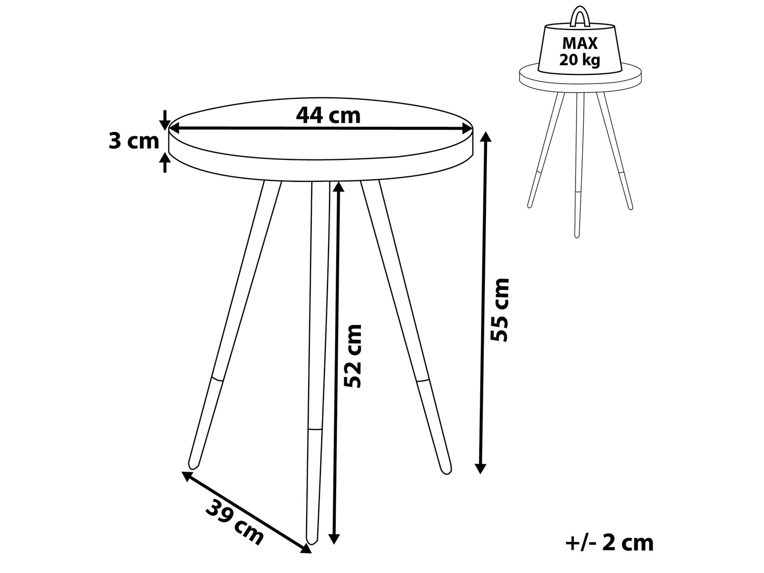 Külglaud Berwyn 643 (Kuldne + Valge marmor)