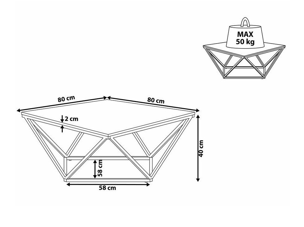 Diivanilaud Berwyn 644 (Kuldne + Pruun marmor)
