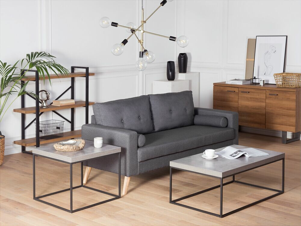 Diivanilaud Berwyn 655 (Must + Betoon)