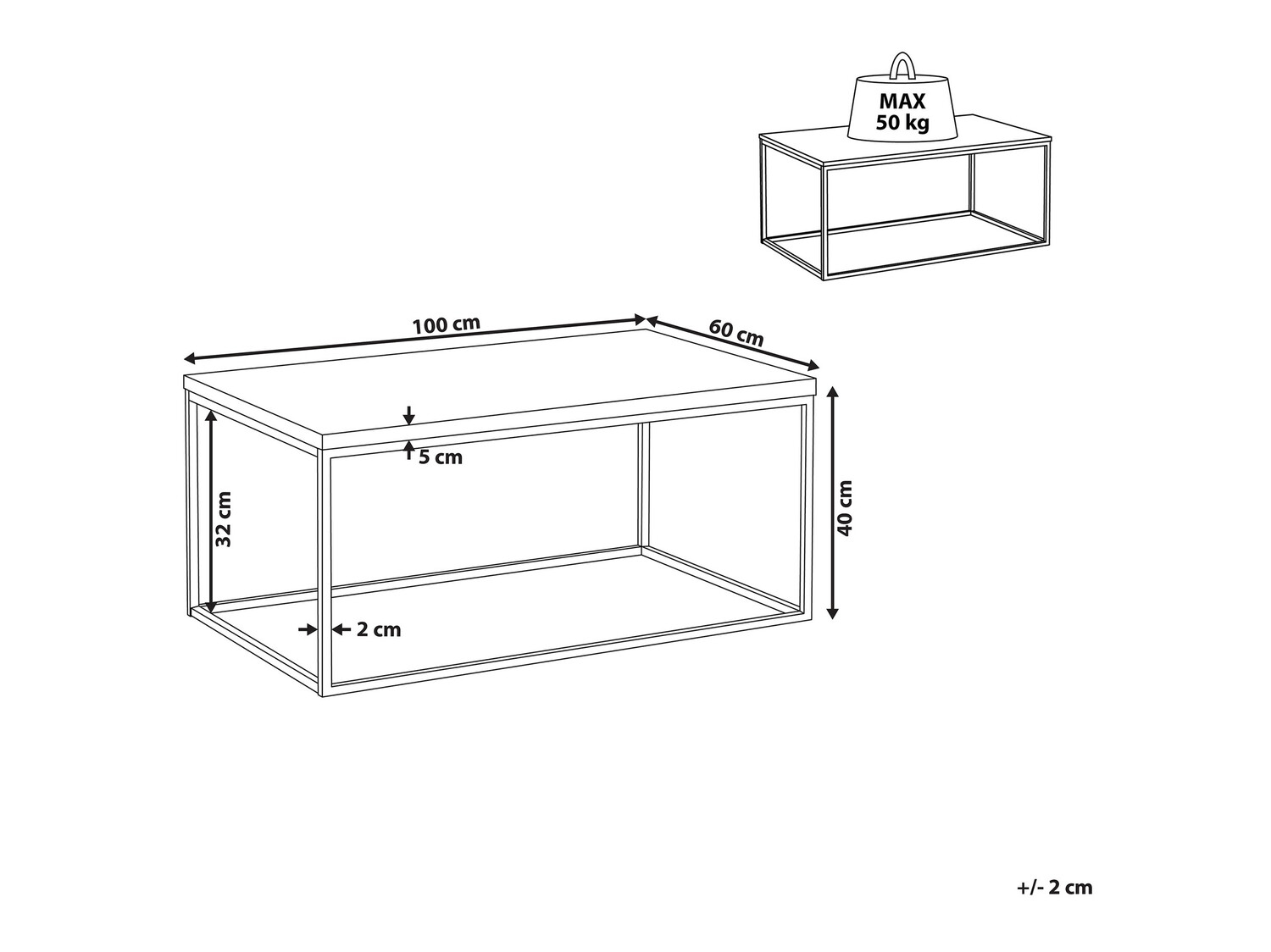 Diivanilaud Berwyn 655 (Must + Betoon)