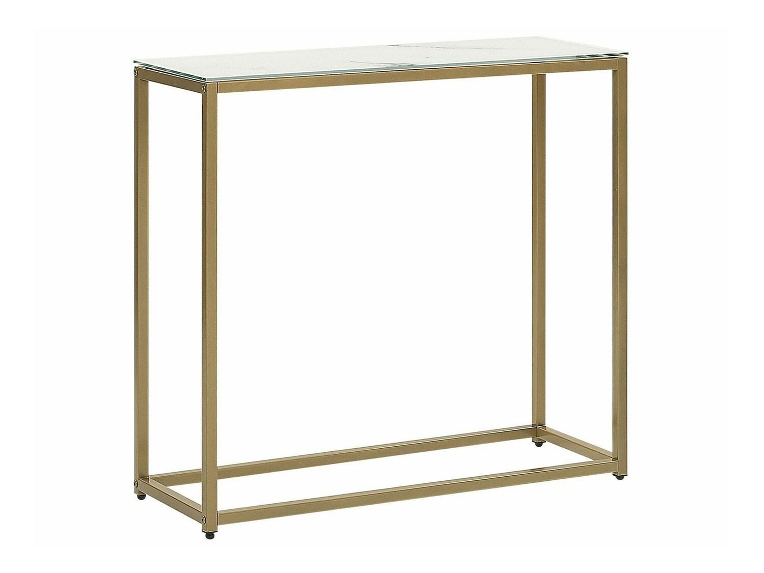 Konsoollaud Berwyn 650 (Kuldne + Valge marmor)