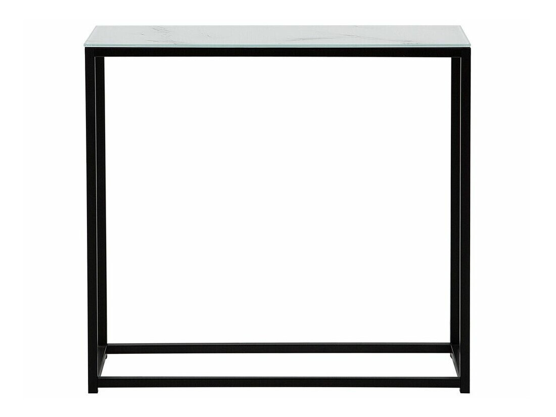 Konsoollaud Berwyn 650 (Must + Valge marmor)