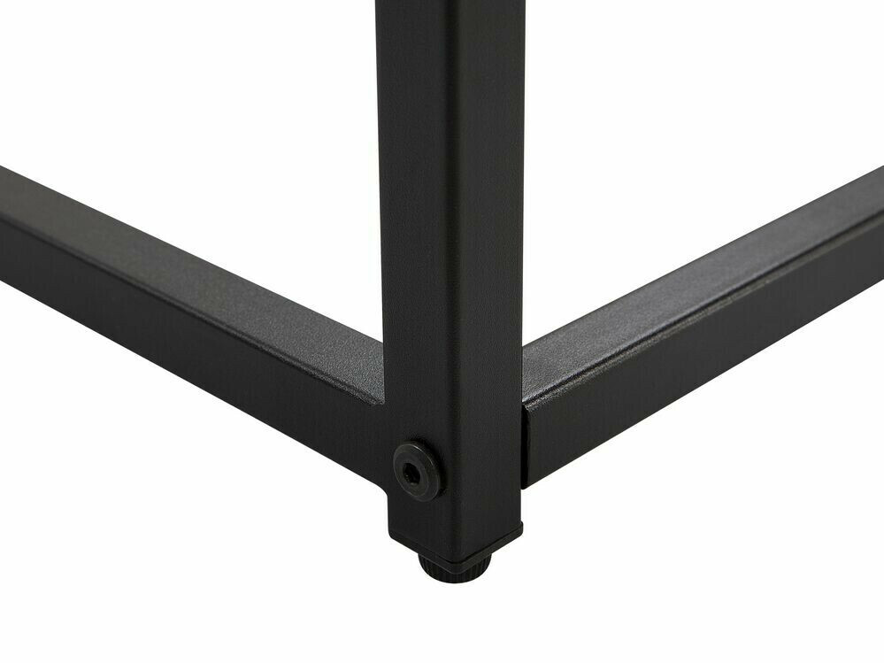 Konsoollaud Berwyn 650 (Must + Valge marmor)