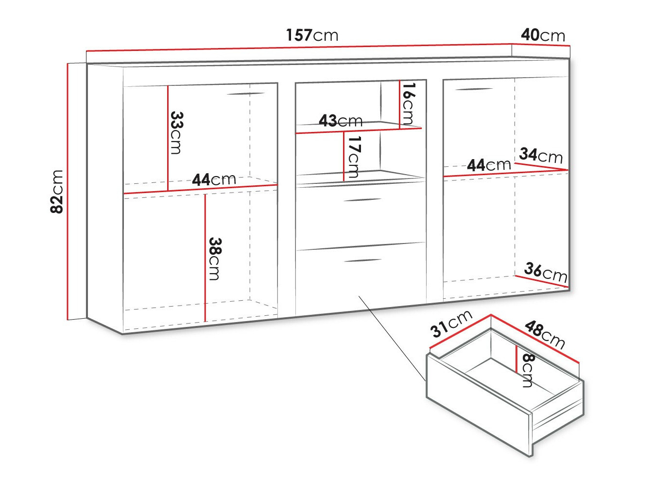 Kummut Tucson 104 (Lefkas tamm + Grafiit)