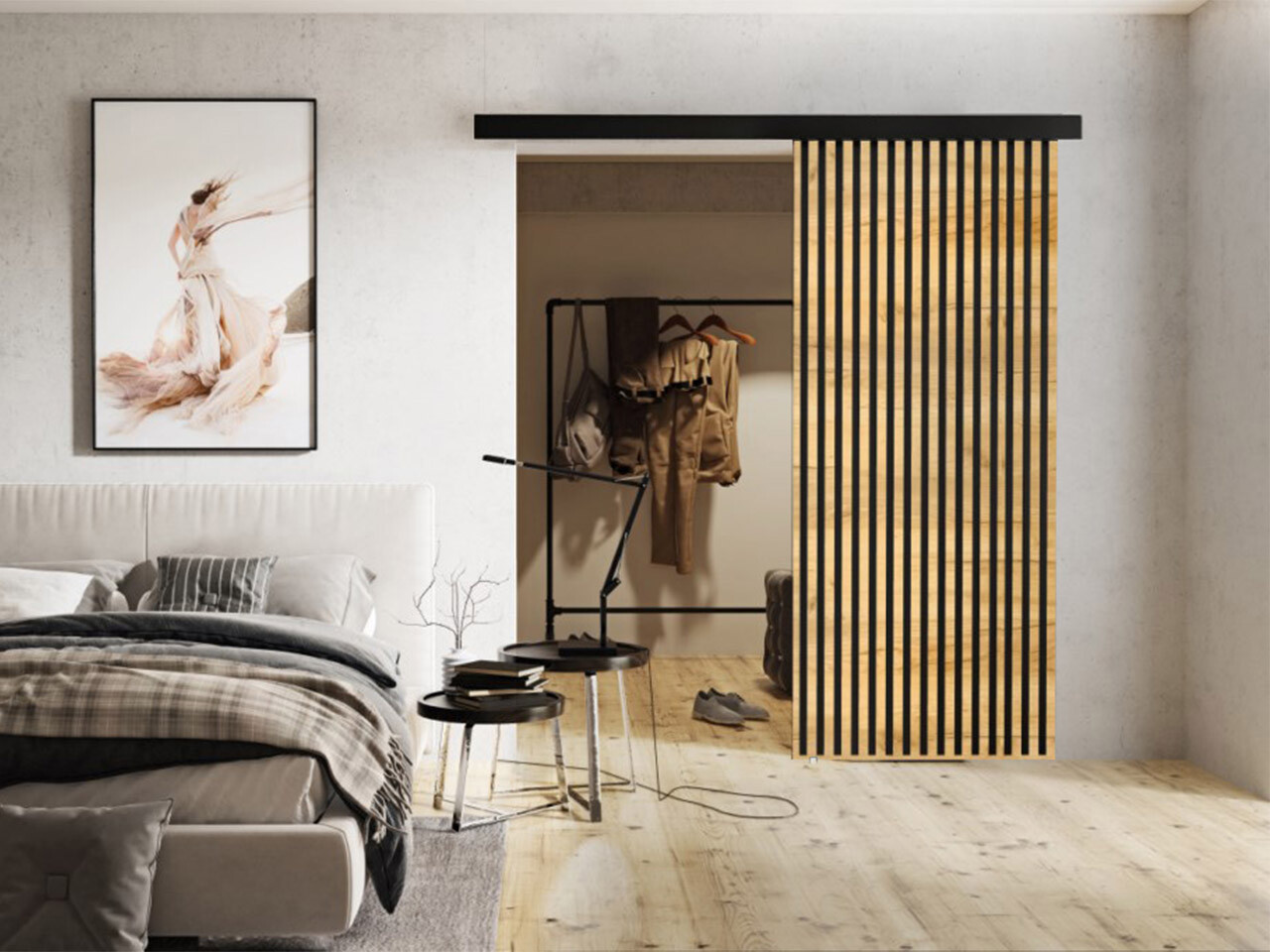 Liuguksed Dover 202 (Käsitöö kuldne tamm + Must)