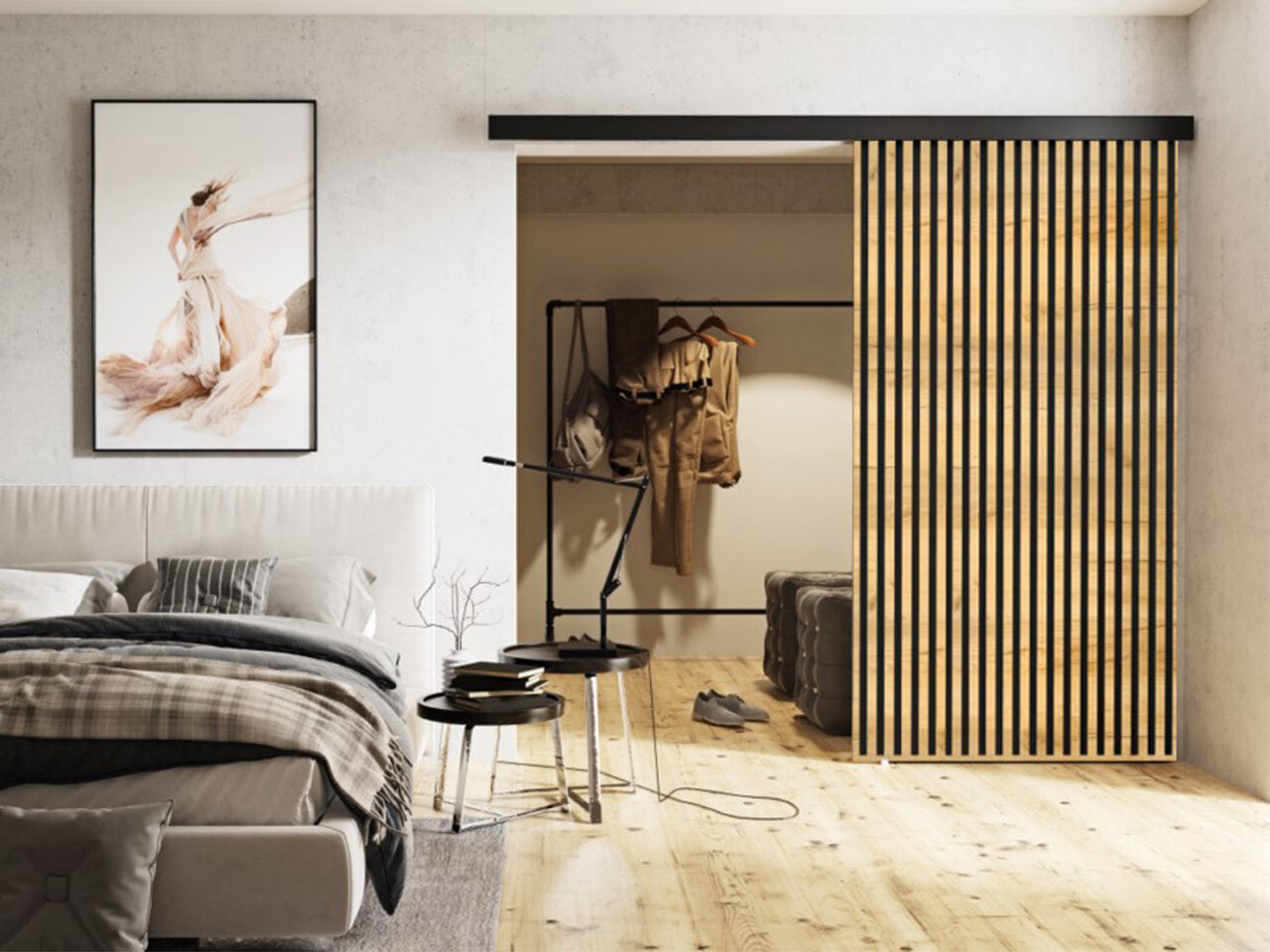 Liuguksed Dover 204 (Käsitöö kuldne tamm + Must)