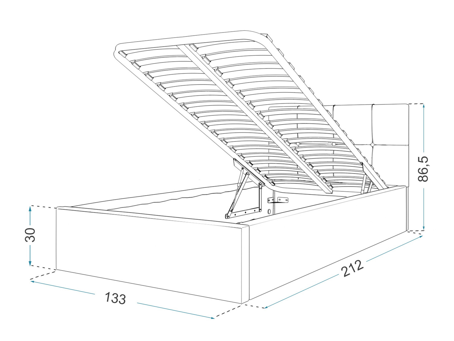 Voodi Fairfield 107 (Koor)