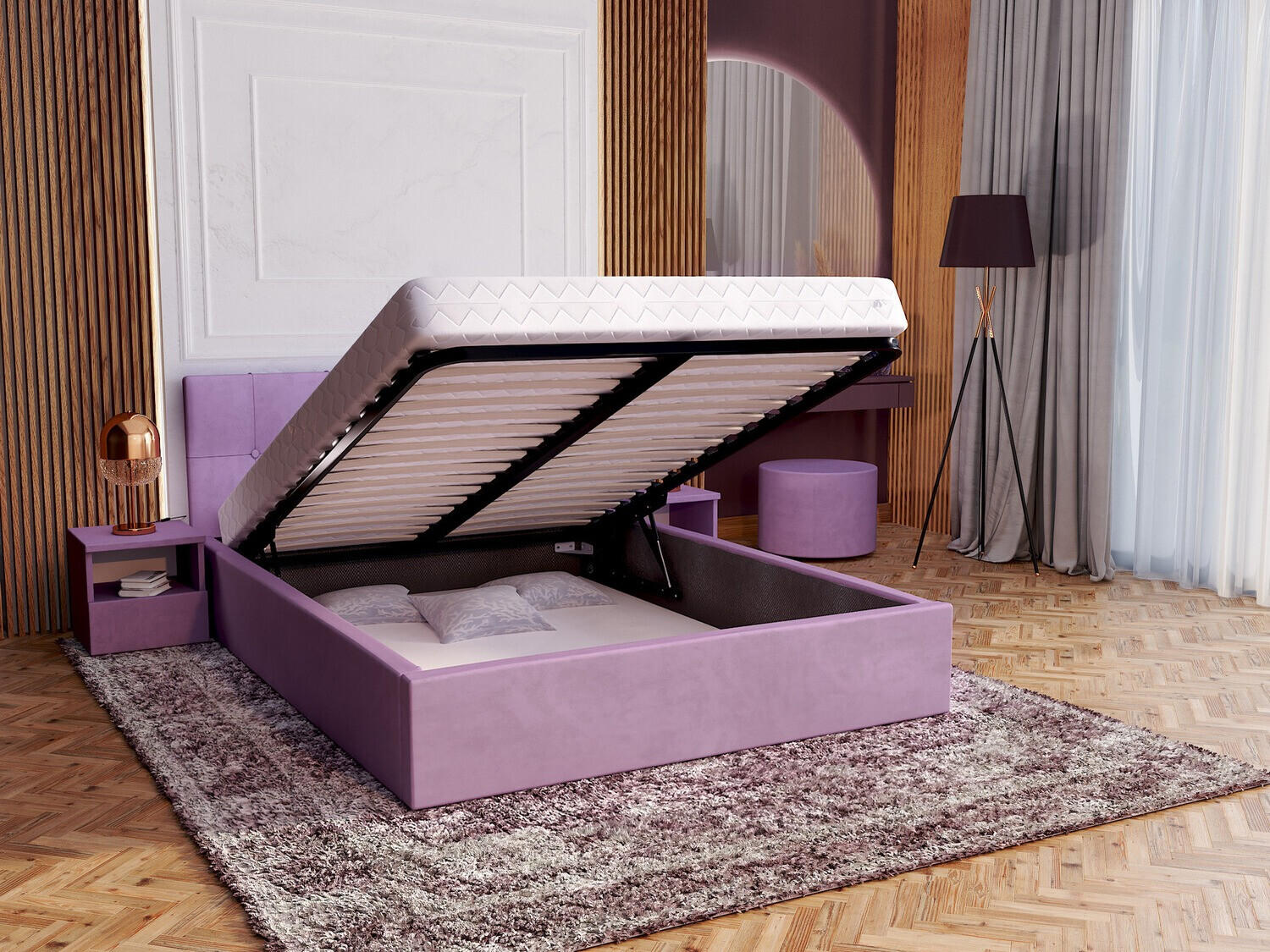 Voodi Fairfield 107 (Lilla)