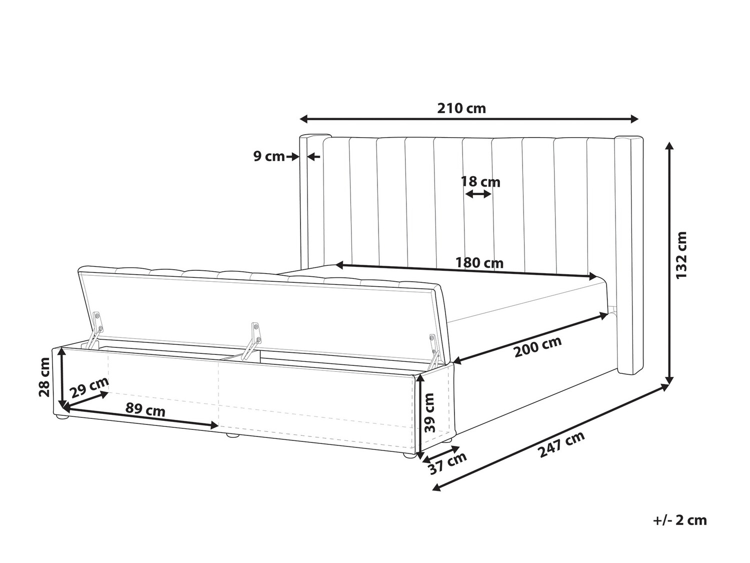 Voodi Berwyn 682 (Hall)