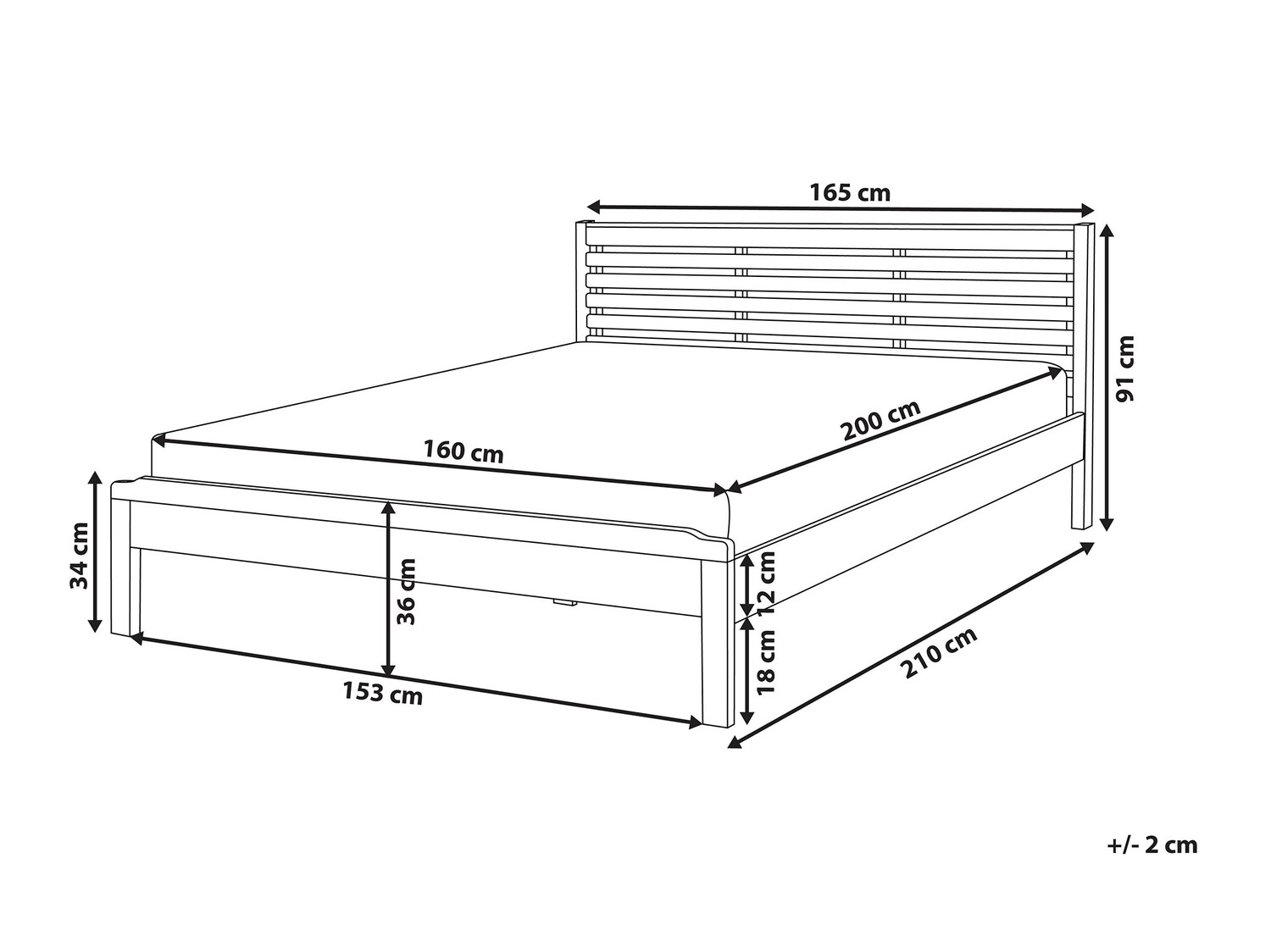Voodi Berwyn 700 (Ere puit)