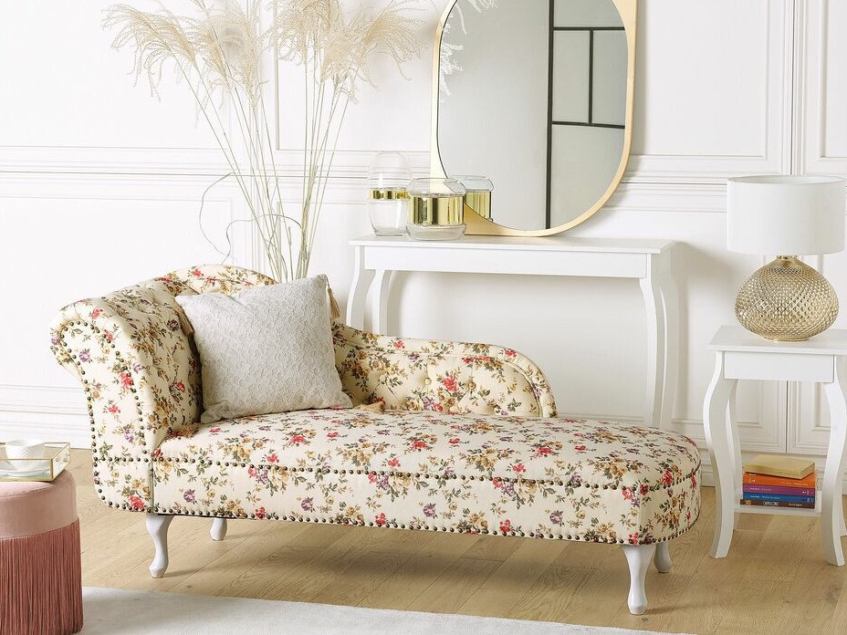 Kušett Berwyn 708 (Beež + Lilleline muster)