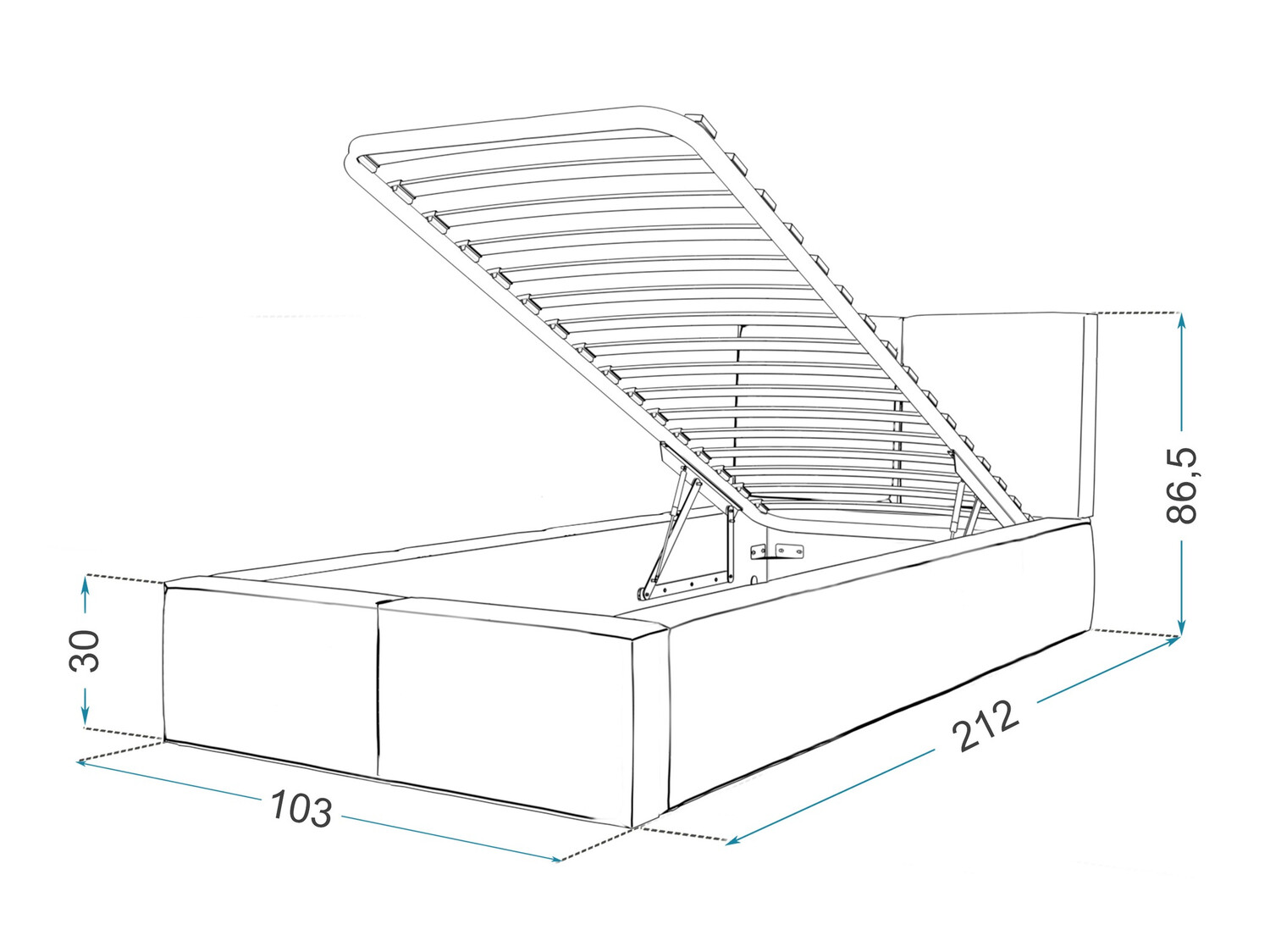 Voodi Fairfield 109 (Koor)