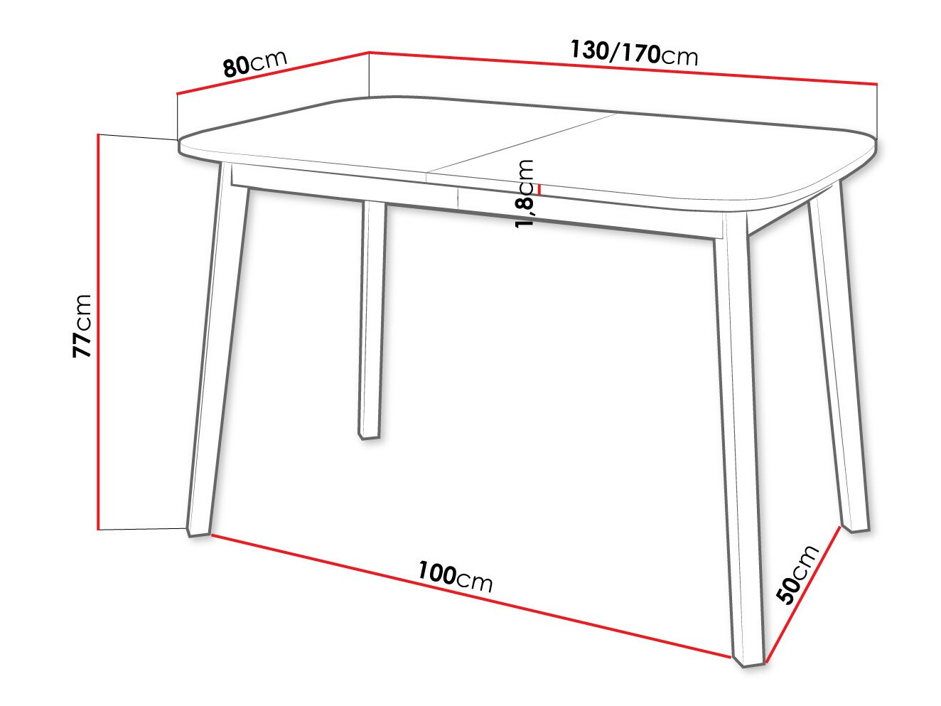 Laud Edmond 110 (Käsitöö kuldne tamm + Must)