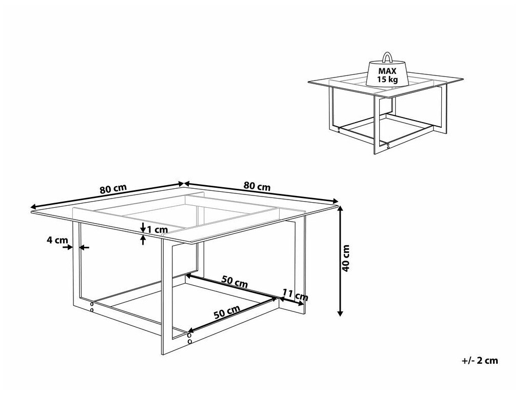 Diivanilaud Berwyn 741 (Hõbedane)
