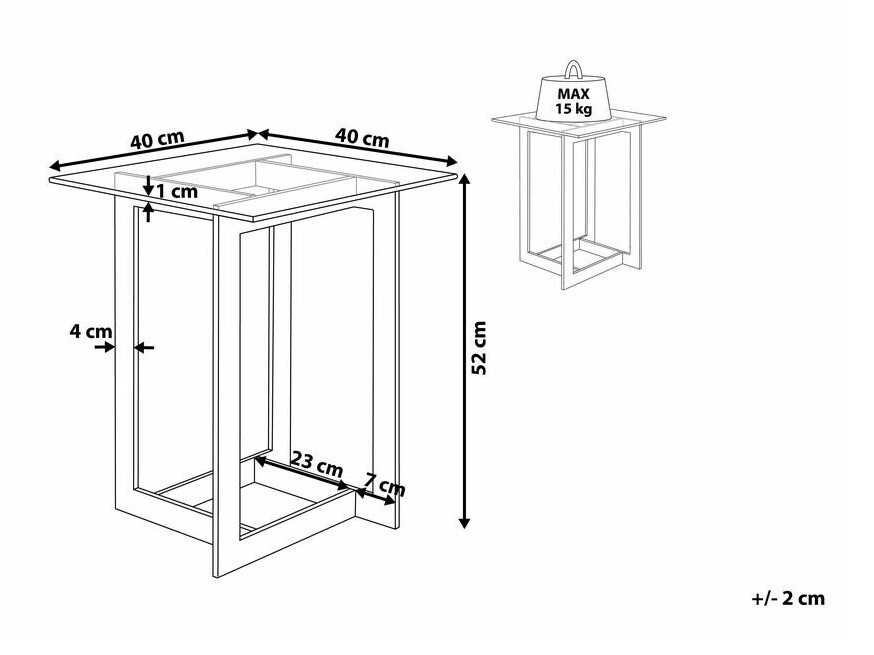 Külglaud Berwyn 743 (Kuldne)