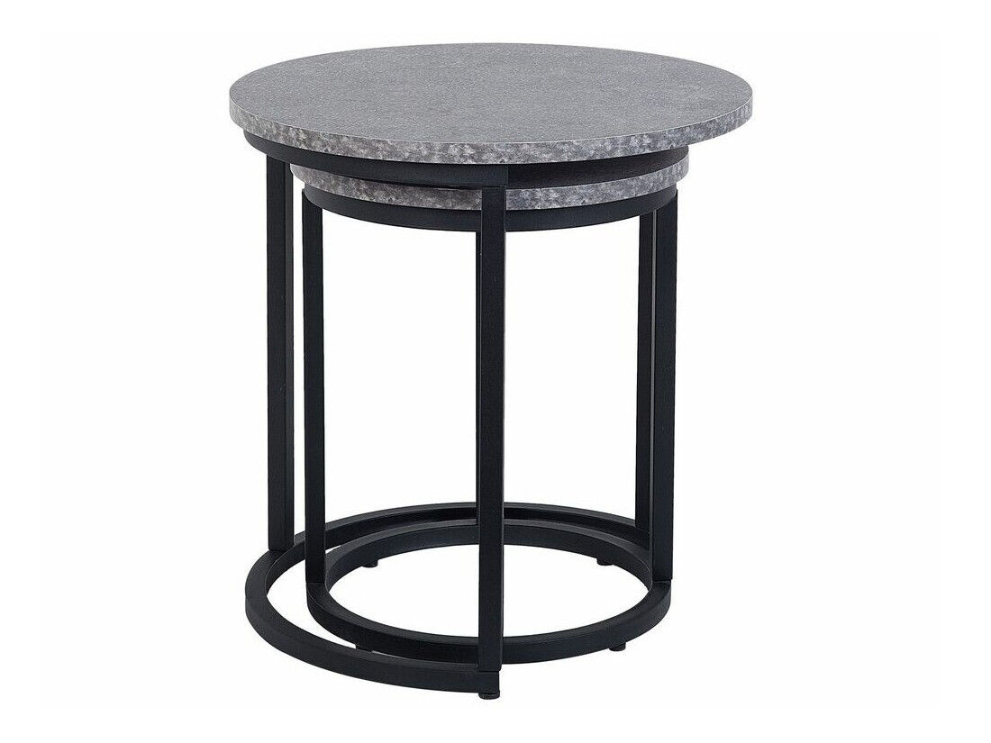 Kõrvallaudade komplekt Berwyn 759 (Must + Betoon)