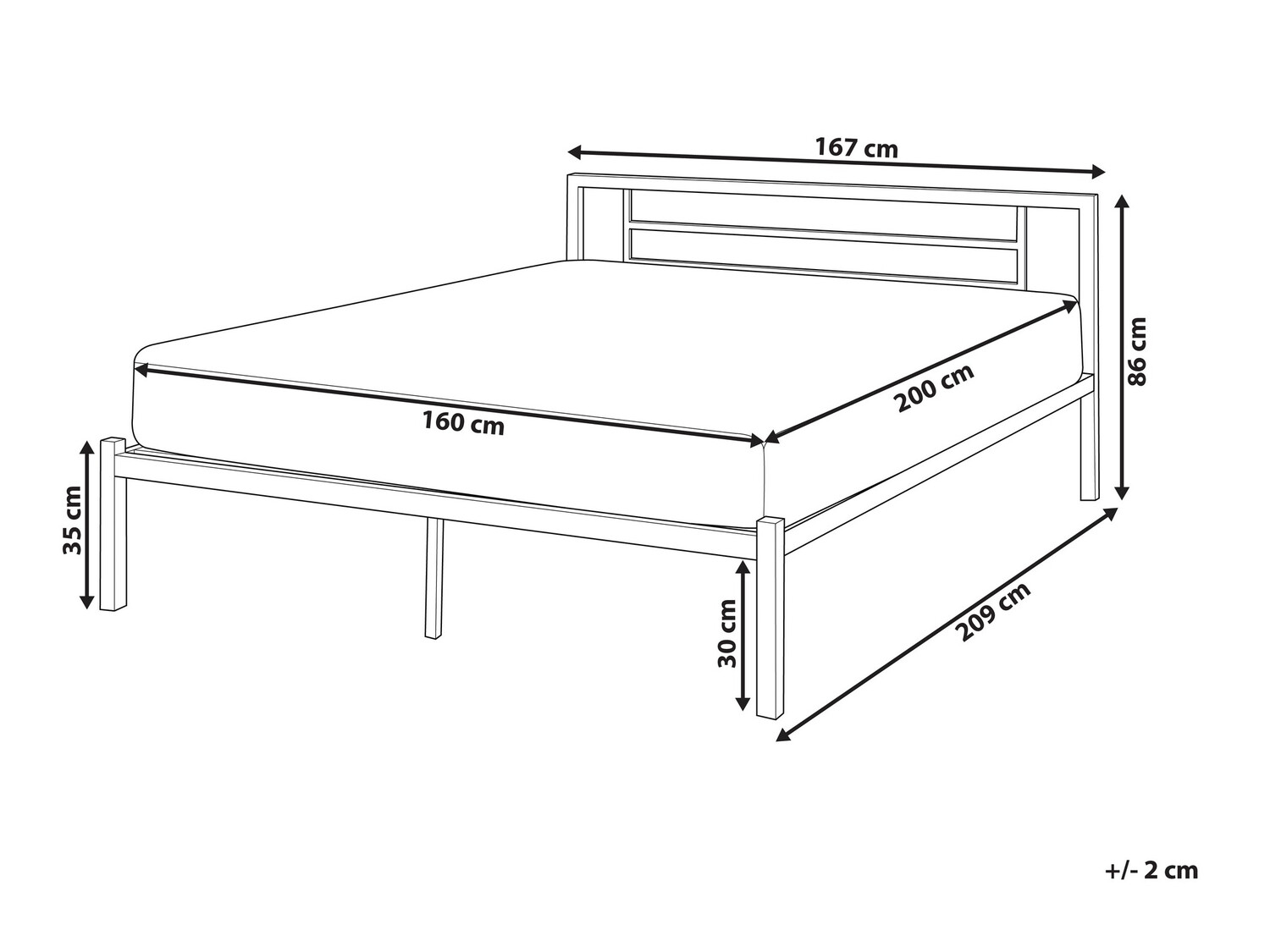 Voodi Berwyn 771 (Must)