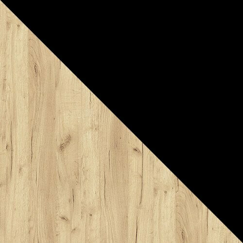 Söögitoakomplekt Edmond 118 (Käsitöö kuldne tamm + Must)