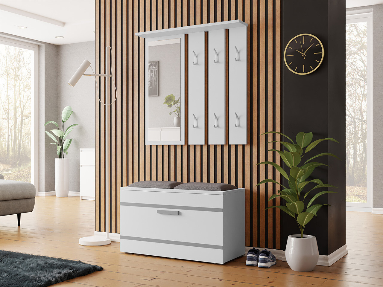 Esikukomplekt Mandeville 103 (Valge)