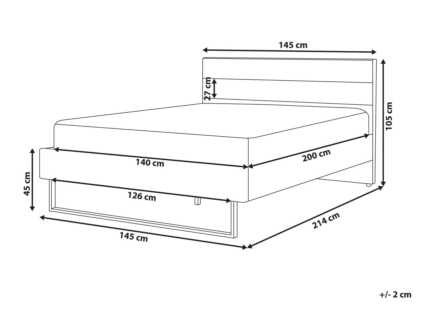 Voodi Berwyn 814 (Roheline)