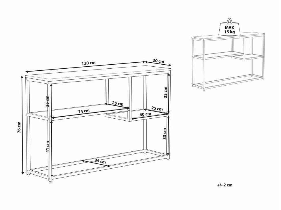 Konsoollaud Berwyn 821