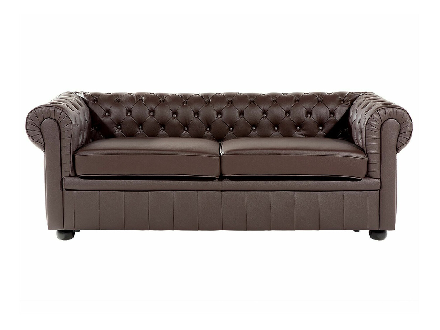 Chesterfield diivan Berwyn 832 (Tumepruun)