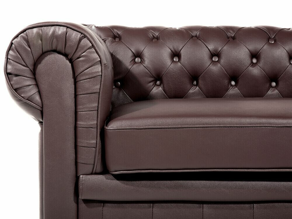 Chesterfield diivan Berwyn 832 (Tumepruun)