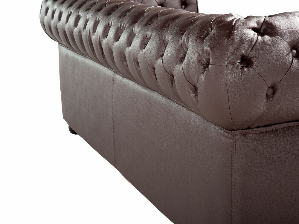 Chesterfield diivan Berwyn 832 (Tumepruun)