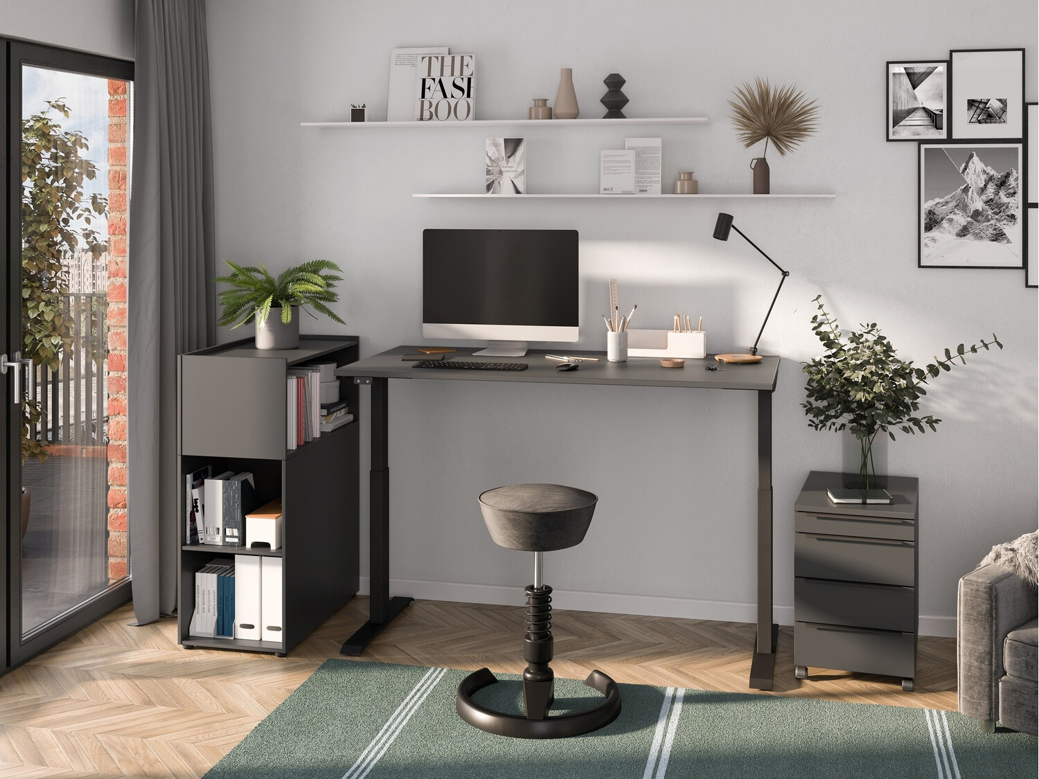 Riiul Feltoru 108 (Grafiit)