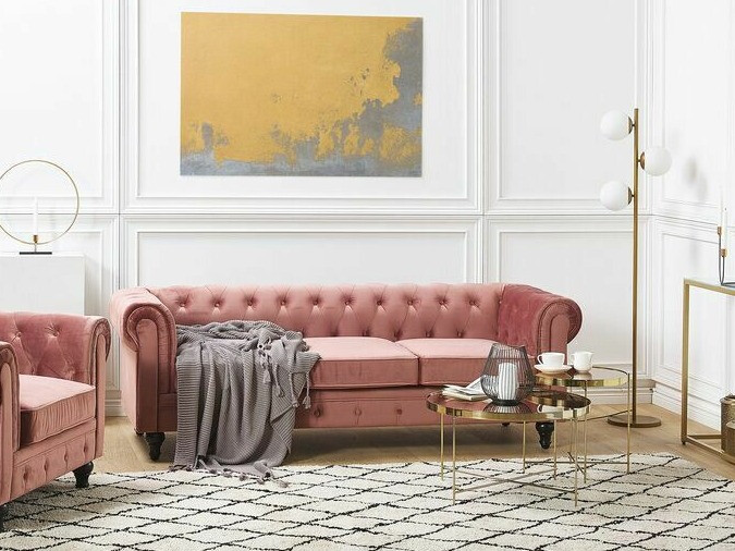 Chesterfield diivan Cirdoro 101 (Lilla)