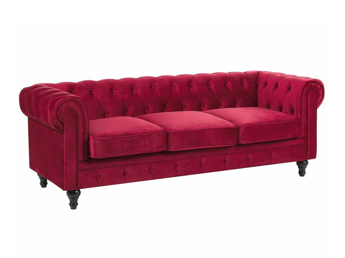 Chesterfield diivan Cirdoro 101 (Punane)