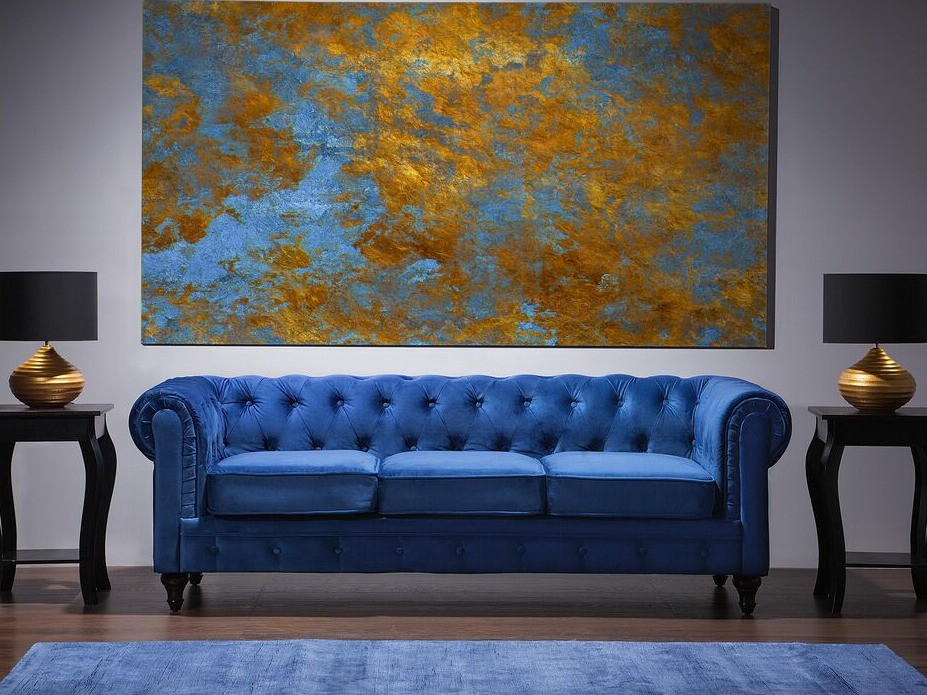 Chesterfield diivan Cirdoro 101 (Sinine)