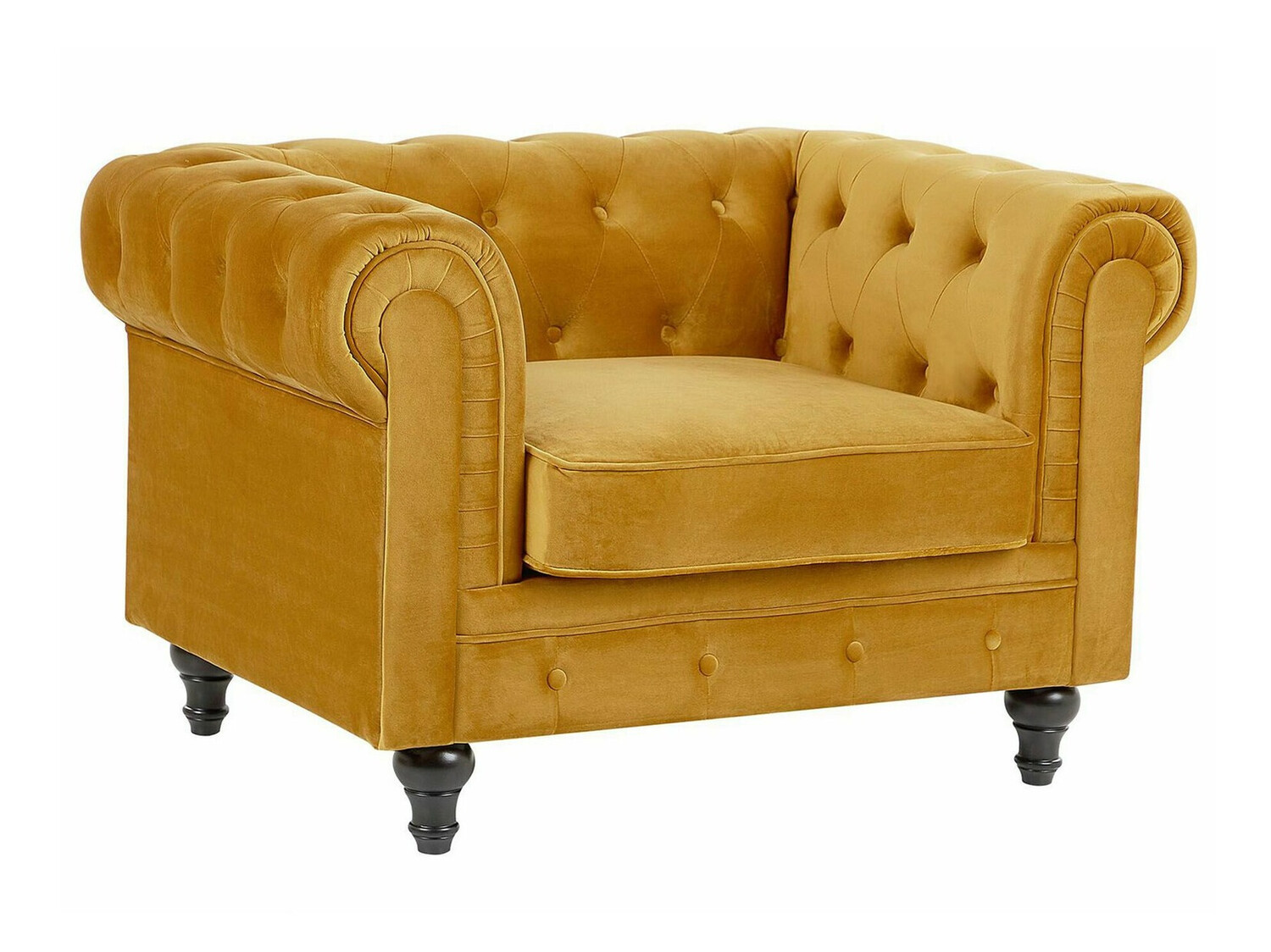 Chesterfield tugitool Cirdoro 102 (Kollane)