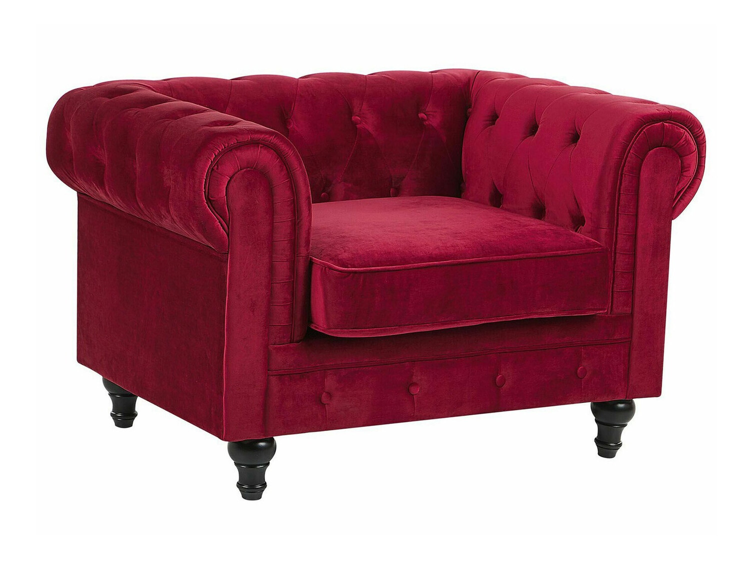 Chesterfield tugitool Cirdoro 102 (Punane)