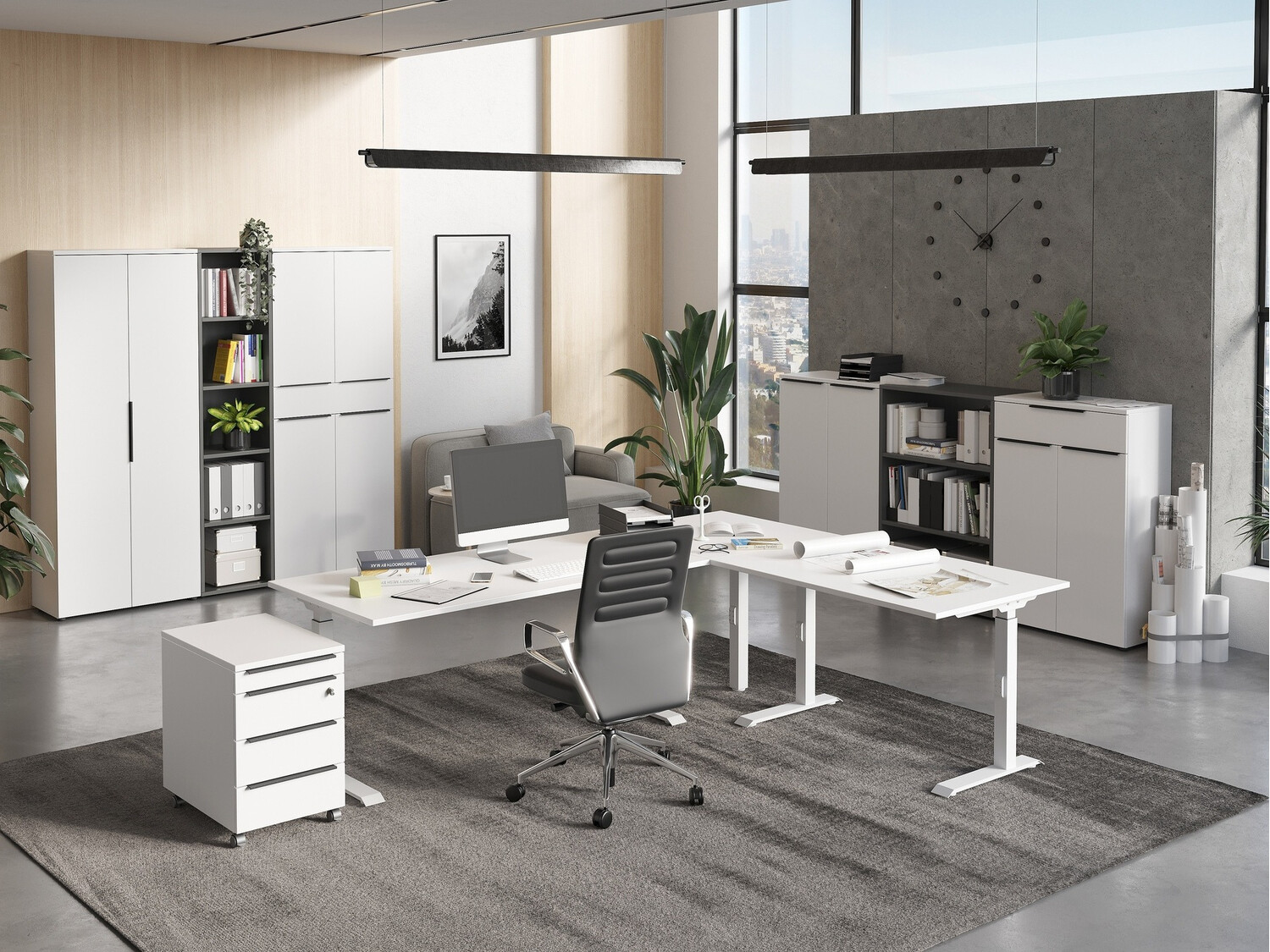 Kirjutuslaud Feltoru 120 (Valge)