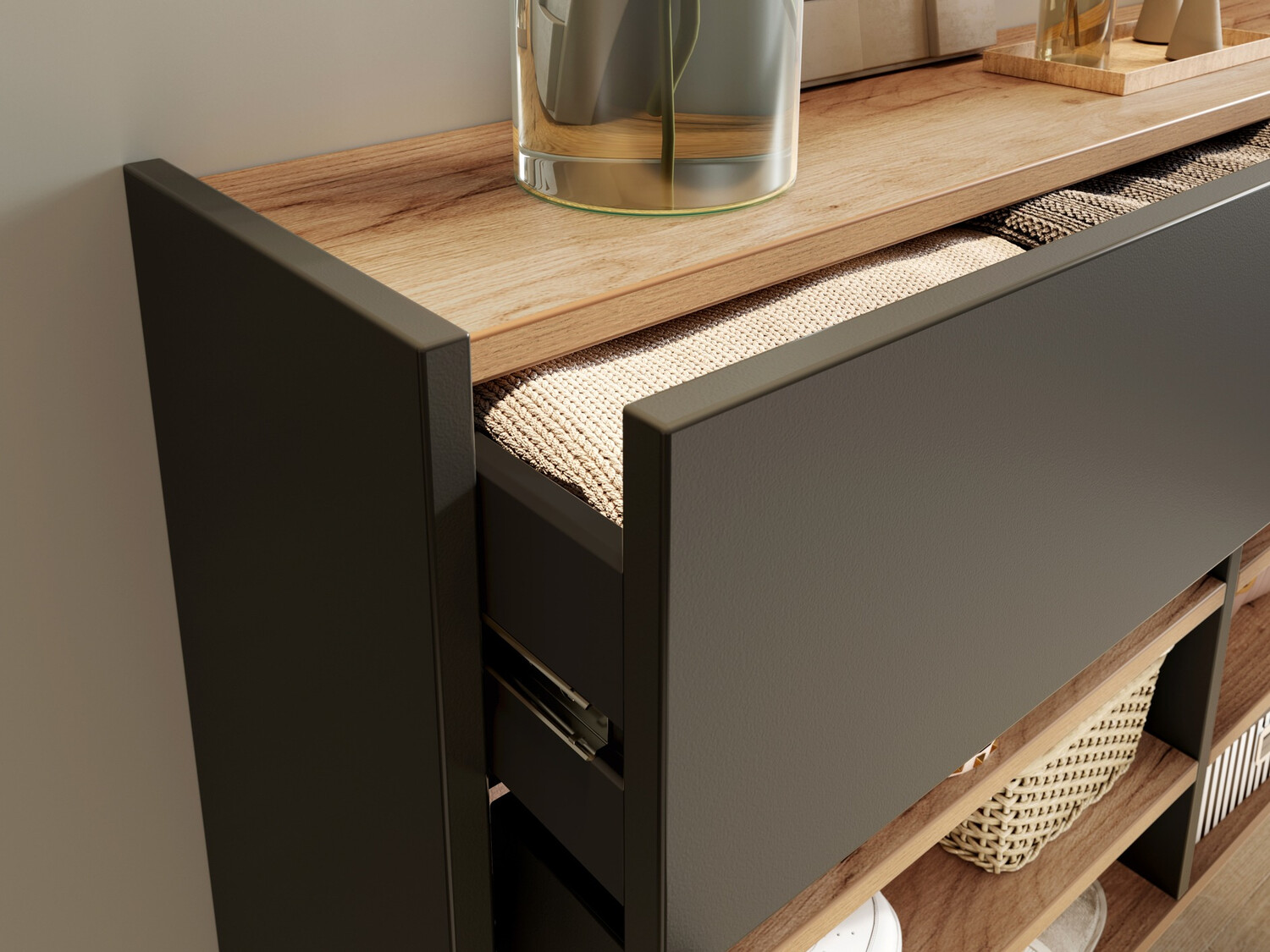 Esikukomplekt Cirsale 106 (Grafiit + Navarra tamm)